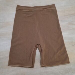 SKIMS Brown Seamless Shapewear Bike Shorts